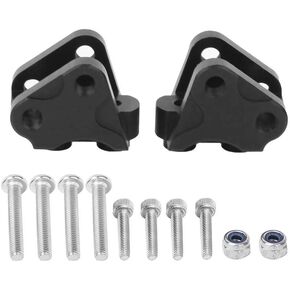 2Pcs RC Shock Linkage, Front Rear Lower Shock Linkage Link Mount for SCX10-II AXIAL RC Car(Black) Ar44 Link Mount Ar44 Brass Link