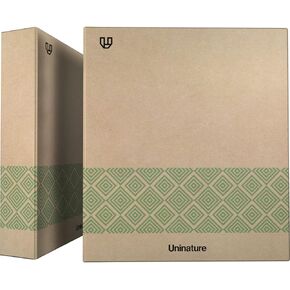 | Recycled Kraft Ring Binder | A4 | Green | 4 Mixed Rings 40 mm | Uninature Concept | FSC Certified