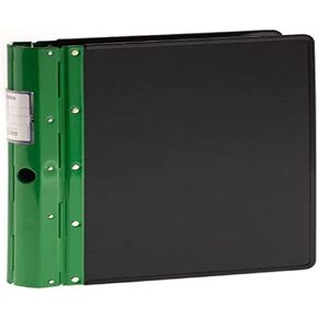 Orion File Binder with Split Ring, 60 mm, Made of Steel, with ID Card Holder 54 x 64 mm, Reinforced Cardboard Covers