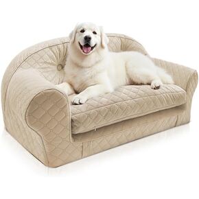 Dog Sofa Bed, Luxury Pet Couch with Removable Cover,Soft and Comfortable Dog Bed Mat for Small and Medium Dogs or Cats