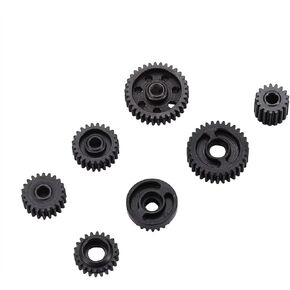 RC Spare Part Compatible with YiKong YK4082 YK4102 YK4103 for Absima for Sherpa RC Crawler Car Upgrades Parts Accessories Metal Steel Gearbox Gears Set