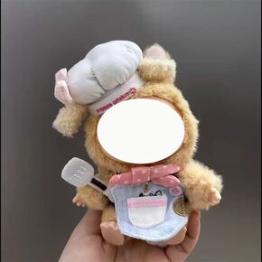 Chef Outfit Set for 17cm Dolls, Dress Up Clothing Accessories, 7 x 3 inches
