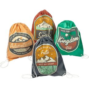 Fun Express Faith Adventure Backpack ASST - Apparel Accessories - 12 Pieces