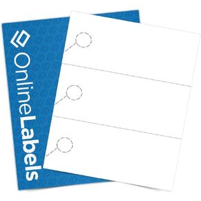 شماعات الأبواب - 8.5 × 3.66 - Cardstock - حزمة من 300 ، 100 ورقة - طابعة الحبر/الليزر - علامات عبر الإنترنت