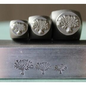 Supply Guy Tree of Life 3 Stamp Metal Punch Design Stamp Set SGCH126/112/121