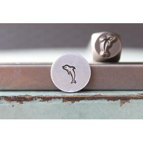 6mm Dolphin Metal Punch Design Stamp - Supply Guy - CH-500