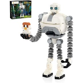 Wildarness Robot Roz & Brightbill Building Set for Boys 8-14, Wild Adventure Cartoon Robot Action Figure Model Toy, Movie Fans Creative Collection Gifts for Birthday Children's Day, 365 Pcs