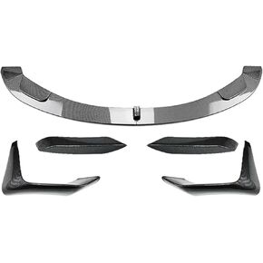 فاصل المفسد ، 2015-2020 متوافق مع BMW 3 Series 4 Series M3 M4 F80 F81 F82 F83 Lower Pront Pumper Lip Spliesters Spelder Marrons Cover (Look)