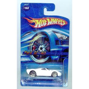 Hot Wheels 2005-162 Ford GT-40 White 1:64 Scale