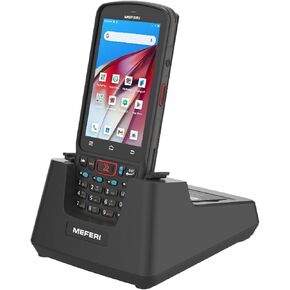 MEFERI ME40K Android 12 Barcode Scanner with Charging Cradle, Equip with Zebra SE4710, PDA Handheld Mobile Computer Qualcomm CPU, 1D 2D QR, Wi-Fi 4G BT GPS NFC, PDA for WMS