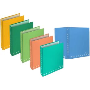 Ring Folders, Monochrome Green, 27 x 32 cm, Pack of 5