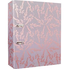 Lever Arch File A4 75 mm - Metallic Design - Satin Gold Dots