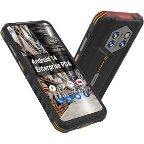Android 14 Barcode Scanner H68T ، PDA المحمولة W/Zebra SE4710 محرك المسح ، 8GB+128GB ، IP68 محطة بيانات وعرة ، 6.56 "ماسحة جرد الكمبيوتر المحمول بملء الشاشة لإدارة المستودعات واللوجستيات