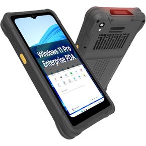 جهاز الكمبيوتر اللوحي الوعرة I61J ، 6.5 بوصة Windows 11 Pro Enterprise Handheld PDA مع N4680 Parcode Scanner ، 1D/2D QR Scanner Data Terminal ، 8GB+128GB Work Work PC for WMS ، Retail
