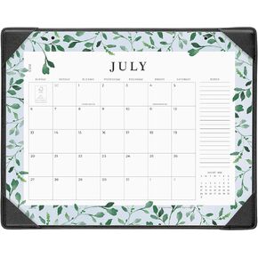 Cabbrix Desk Calendar 2025-2026 مع حصيرة سطح المكتب ، 18 شهرًا تقويم سطح المكتب يوليو 2025 إلى ديسمبر 2026 ، 15 "× 12"