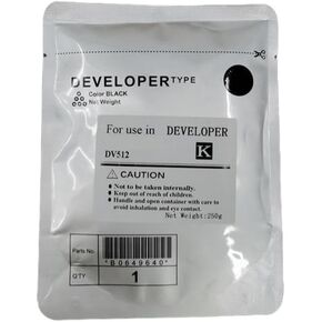 DV512 250g Compatible Developer for C221 C224 C281 C284 C364 C454 C554 Color Copier 1PCS(BK-250g)
