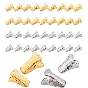 40-Pack Mini Alligator Clips with Steel Core| Small Craft Clamps for DIY| Non-Slip Silicone Mini Clips for Delicates | Multipurpose Metal Bulldog Clips for Office &Home Organization (Mixing Colors)