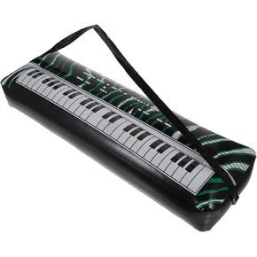 Toyvian Inflatable Electronic Keyboard Toy PVC Inflatable Party Props PVC Party Decorations Inflatable Instrument Beach Party Photo Booth Props PVC Instrument Party Supplies Guitar Child