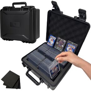 Toploader Storage Box for 3" x 4" 35pt Rigid Card, Top Loader Card Storage Hard Case, Sports Card Boxes for Trading Cards, Top Loaders Holder (Holds 280+ Toploaders)