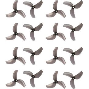 Gemfan 40mm 1611 3-Blade PC Propeller 1mm for RC FPV Freestyle Tinywhoop Drones DIY Parts (1mm)