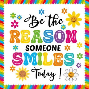 Welcome Back to School Bulletin Board Decorations, Be The Reason Someone Smiles Today Bulletin Board Decor Sets for Smiley Face Classroom Decor, Boho Theme Back to School Decorations for Classroom