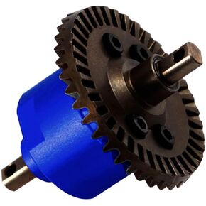 Metal Front Differential Upgrades Part for 1/10 Slash/Rustler/Stampede 4X4 VXL,Metal Differential Front Differential Hop Ups Replace 5381 6882 5379,Navy Blue