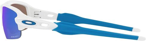 Oakley Youth OJ9008 Flak XXS Square Sunglasses, Polished White/Prizm Sapphire, 58 mm in Saudi Arabia