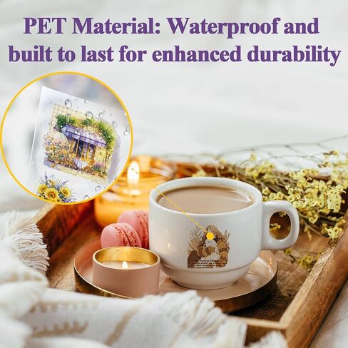 ملصقات سجل القصاصات لـ Scrapbooking ، ملصقات Washi لـ Journaling ، 20 SHOTS SCRAPBOOK Supplies ، تتميز بالطبيعة والمقاهي المريحة والمنازل الساحرة للمجلات غير المرغوب فيها والحرف القديمة. in Saudi Arabia