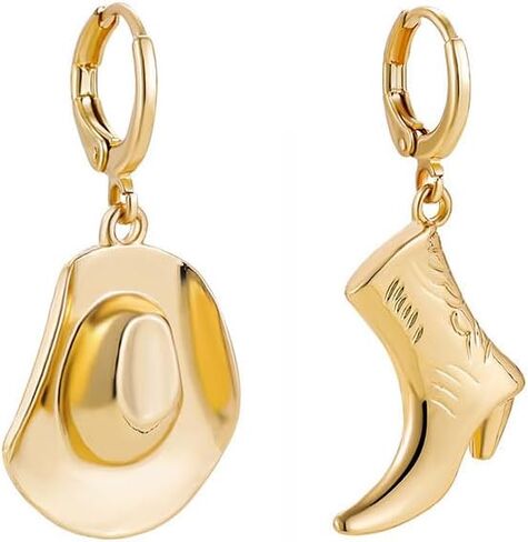 MOEPAPA Western Cowgirl Boot Earrings Cowgboy Dangle Drop earrings for girls women in Kuwait