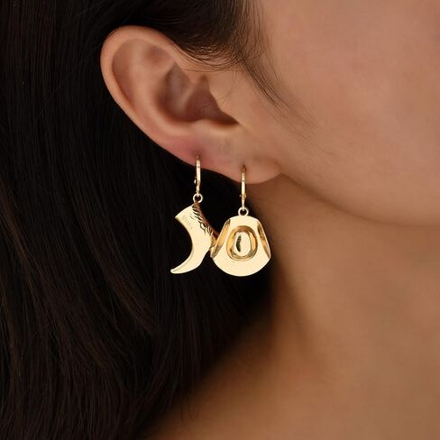 MOEPAPA Western Cowgirl Boot Earrings Cowgboy Dangle Drop earrings for girls women in Kuwait