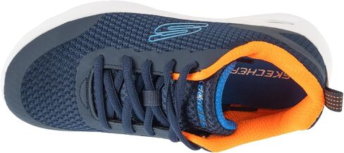 Skechers Boy's Microspec Max Sneaker, Black, 4.5 Big Kid in Saudi Arabia