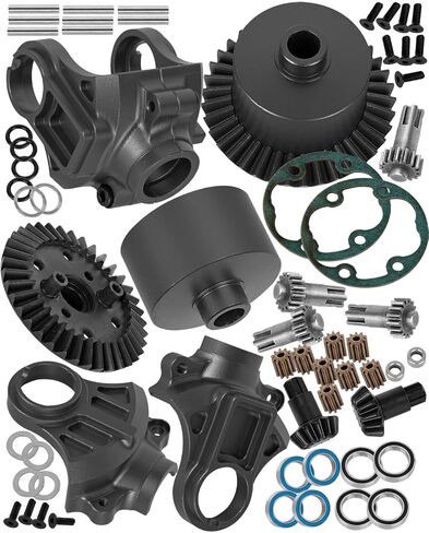 RC الأمامية والخلفية Diff Diff Boost Box ترقيات الأجزاء لـ 1/10 الجرانيت/الحارس/Vorteks/Big Rock 4x4 V3 3S BLX (Mega 550) ، 1/8 Typhon/Vendetta/Sercaction 4WD 3S BLX (Mega 550) .black (ARA210007) in Saudi Arabia