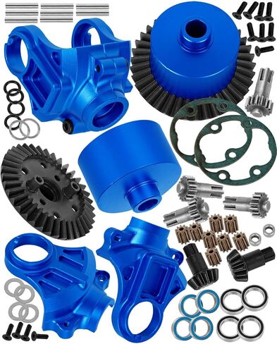 RC Front & Rear Metal Diff Boost Box Upgrades Parts for 1/10 Granite/Senton/Vorteks/Big Rock 4X4 V3 3S BLX (MEGA 550),1/8 Typhon/Vendetta/Infraction 4WD 3S BLX(MEGA 550).Black(ARA210007) in Saudi Arabia