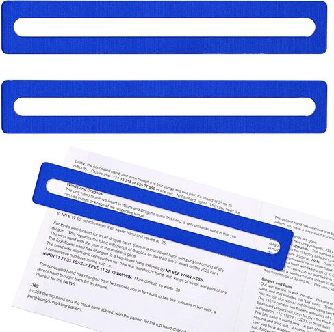 2pcs Mahjong Line Finder, 6x1 Inch Bright Mahjong Rules Reader Friendly Tile Helper Mah Jong Card Guide Perfect Mah Jong Gift for Players (Pink) in Saudi Arabia