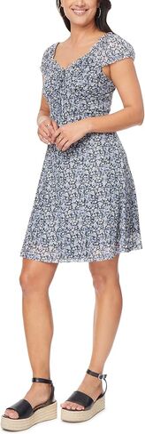 WallFlower Women's Juliet Puff Sleeve Prarie Mini Dress in Kuwait