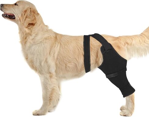 Dog Rear Leg Recovery Sleeve for TPLO to Stop Licking, Wound Surgical Cover After ACL Surgery, Leg Wrap for Back Hip, Thigh, Knee, Dog Cone Collar Alternative (Left Leg, L) in Saudi Arabia