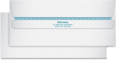 Quality Park #10, Redi-Seal Security Tint Business Envelopes, Self-Seal, 24-lb, White, 500/Box (11218) in Saudi Arabia