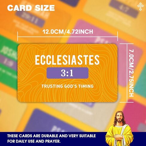 بطاقات فلاش آية ذاكرة الكتاب المقدس ، بطاقات الكتاب المقدس الأسبوعية ، العهد القديم والجديد متعدد النقل in Kuwait