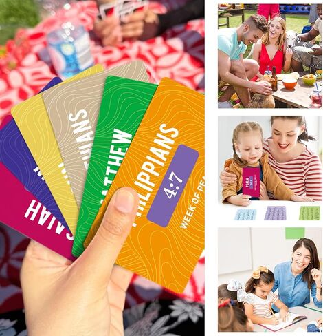 بطاقات فلاش آية ذاكرة الكتاب المقدس ، بطاقات الكتاب المقدس الأسبوعية ، العهد القديم والجديد متعدد النقل in Kuwait