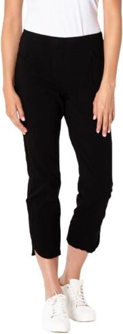 SLIM-SATION Women's Pull on Crop with Pockets and Dolphin Hem in Saudi Arabia