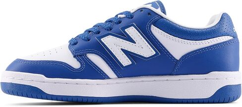 New Balance Kids 480 V1 Lace-up Sneaker, Red White, 4.5 US Unisex Big in Saudi Arabia