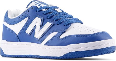 New Balance Kids 480 V1 Lace-up Sneaker, Red White, 4.5 US Unisex Big in Saudi Arabia