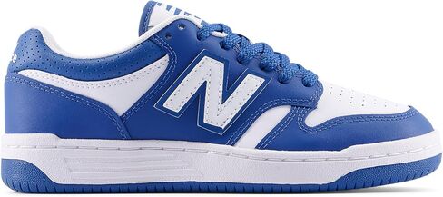 New Balance Kids 480 V1 Lace-up Sneaker, Red White, 4.5 US Unisex Big in Saudi Arabia