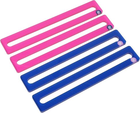 Mahjong Line Finder, 4 Pack Bright Mahjong Rules Helper Reader, Beginner-Friendly Mahjong Accessories, for Players - Blue in Saudi Arabia