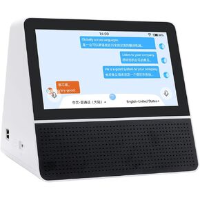 Language Translator Device, 7 Inch Double Screen Translator, 120 Languages Instant Translation, AI Automatic Meeting Record, for Travel Business Meeting Presentation
