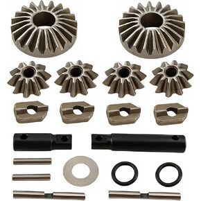 Steel Center Differential Gear Kit #8989 for 1/10 Maxx, 1/8 Maxx Slash 6S RC Car, CNC Metal Diff Upgrade Parts, Heavy Duty Central Transmission Set