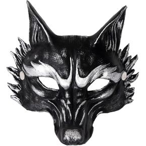 Halloween Masquerade Party Costume Therian Cosplay 3D Animal Bear Dog Dragon Wolf Fox Mask