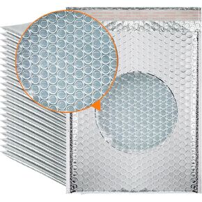 20 PCS Thermal Bubble Mailers,8x11 Inch Padded Envelopes,Metallic Bubble Mailers,Waterproof Shipping Bags,Self Sealing Foil Mailing Envelopes for Cold Shipping Mailing Packaging
