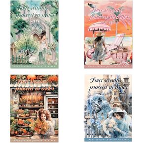 Scrapbooking Sticker 20 Sheets 120 Pre-Cut PET Daily Life at Home Girls People Stickers Books for journaling Scrapbook Supplies Transparent Stickers for journaling