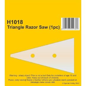 Sprue Brothers CMK H1018 Tools - Triangle Razor Saw (1 pack), CMKH1018